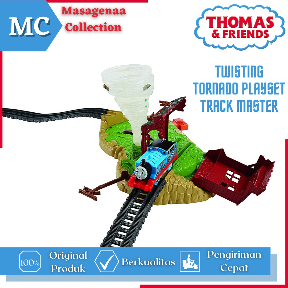 Mainan Kereta Kreta Api Rel Anak Thomas And Friends Friend Tornado Track Master Set Diecast Murah