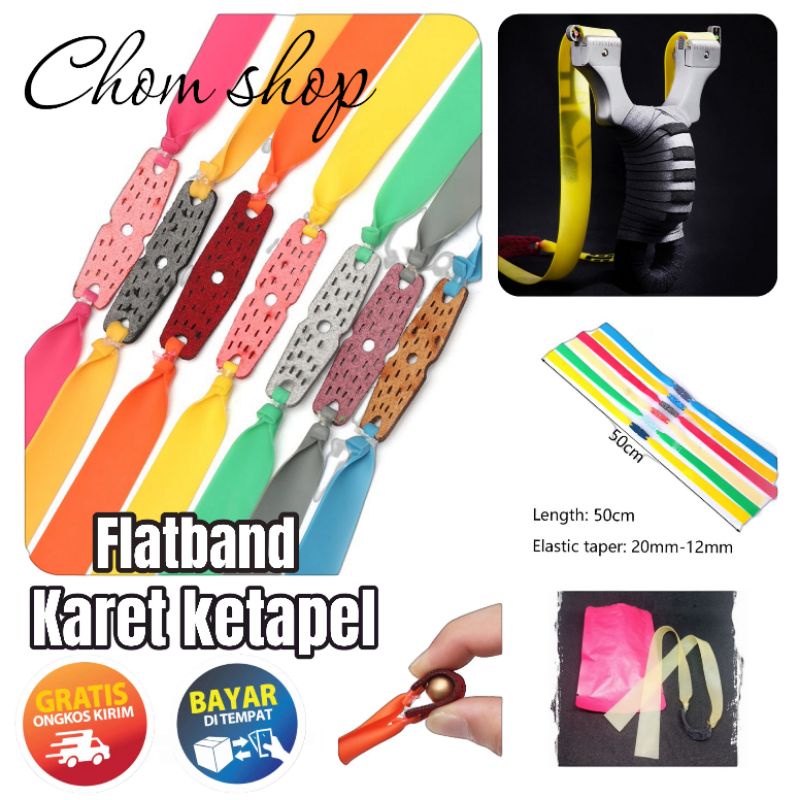 karet ketapel/flatband/ketapel
