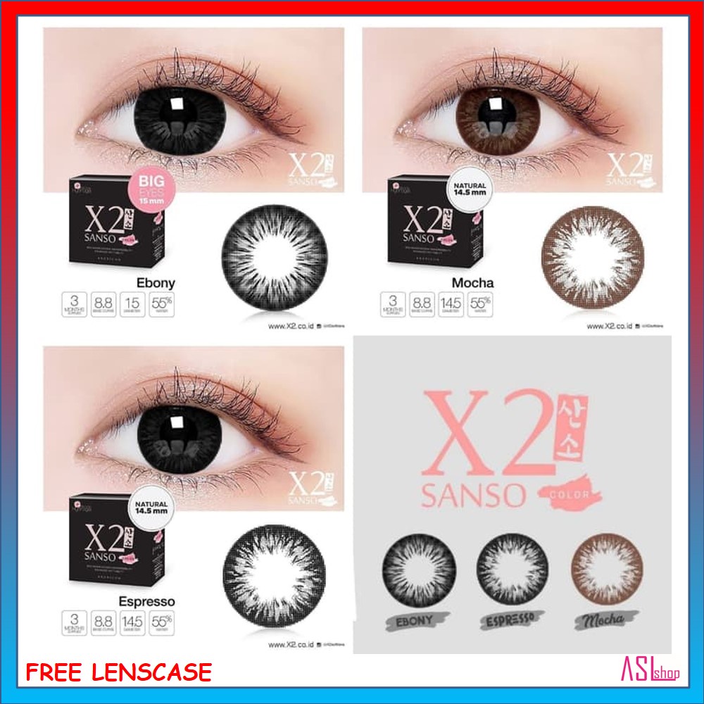 SOFTLENS X2 SANSO BLACK SERIES MINUS (-6.50 s/d -10.00) PRE-ORDER BY EXOTICON