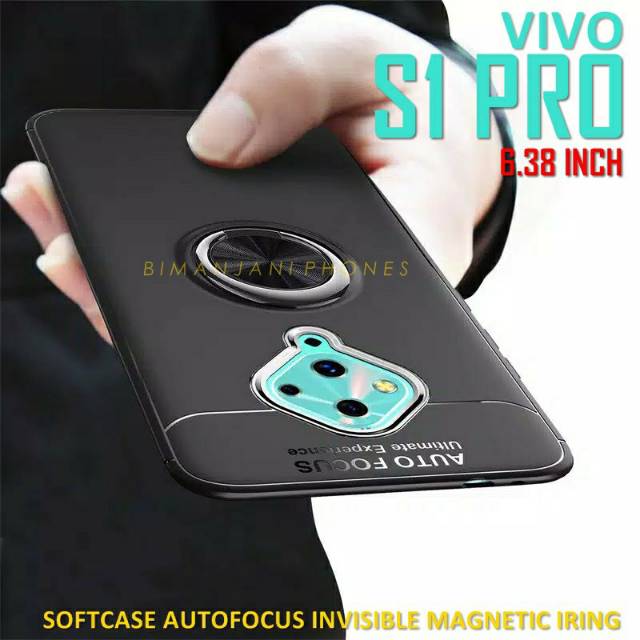 VIVO S1 PRO - VIVO S1 2019 Soft Case Auto Focus Invisible Magnetic IRing