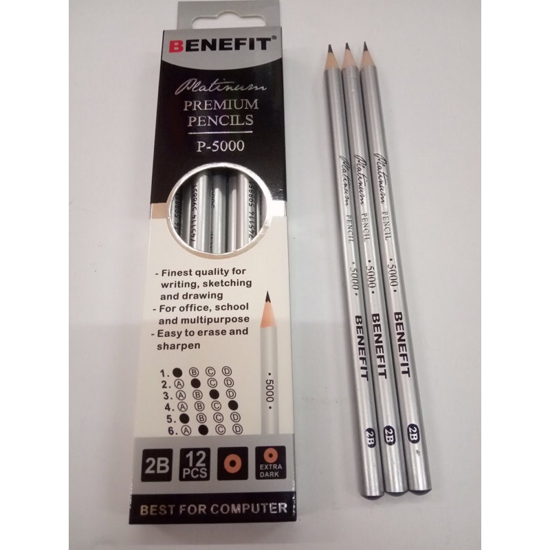 

Pensil 2B Benefit P-5000 Silver