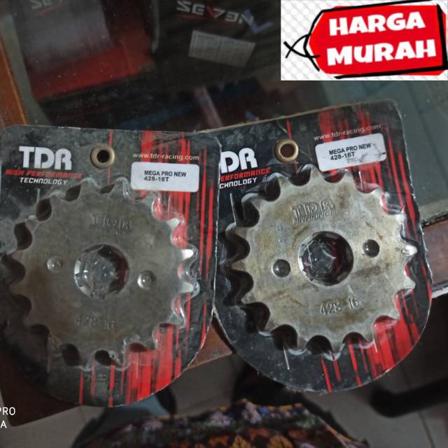 Gear depan TDR 428 uk 14 15 16 untuk megapro Verza sonic CBR150R CB150R Tiger gl max pro