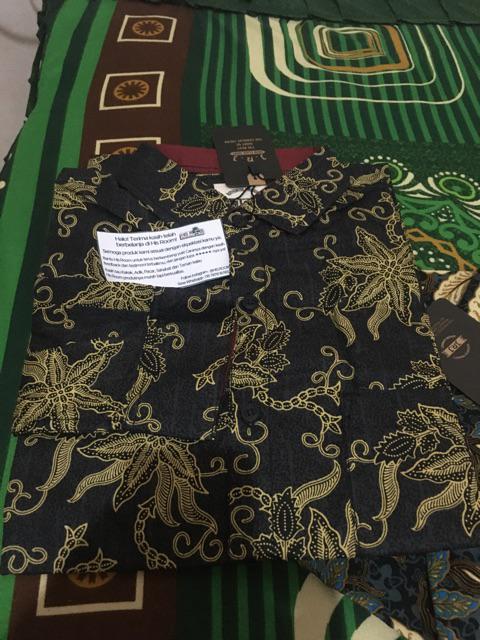Hisroom - Kemeja Batik Pria Lengan Panjang Kemeja Batik Cowok Slimfit Batik Premium M-xl 119 120