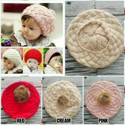 TOPI BAYI PINEAPPLE HAT TOPI NANAS KUPLUK BAYI KOREAN HAT TOPI ANAK KUPLUK RAJUT TOPI BAYi kupluk