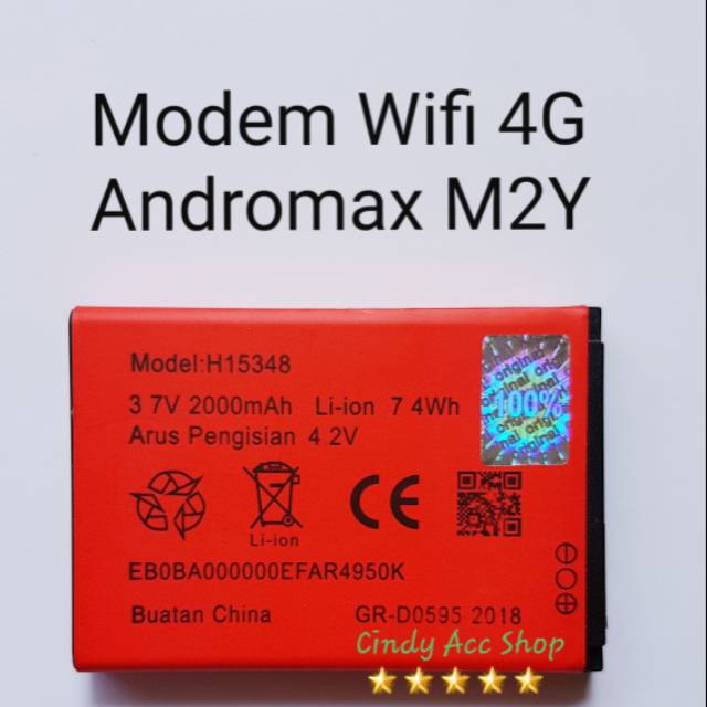 Baterai Modem 4G Andromax M2Y H15348 H11348 XL Go MV003BT DC009 M26X1H Original