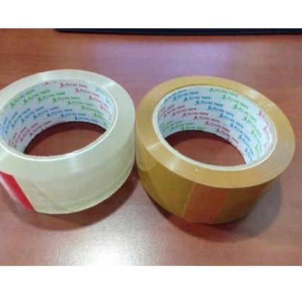 

elg-48 6 ROLL / 1 SLOOP LAKBAN GOAL TAPE 2 INCH 48 MM X 100 YARD TEBAL LEM 23 MICRON ,.,.,.,.,.,