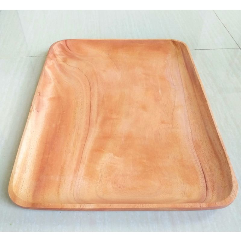 Nampan Kayu kotak/Baki/Wooden tray 30x40cm