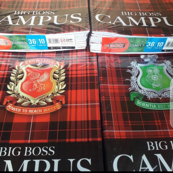 

Kusus Hari Ini Buku Tulis Campus Big Bos 36 Lembar/ Pack Berkualitas
