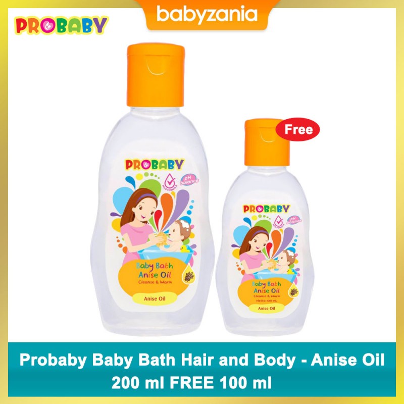 Probaby Baby Bath Sabun Mandi Bayi 200 ml FREE 100 ml - Anise Oil