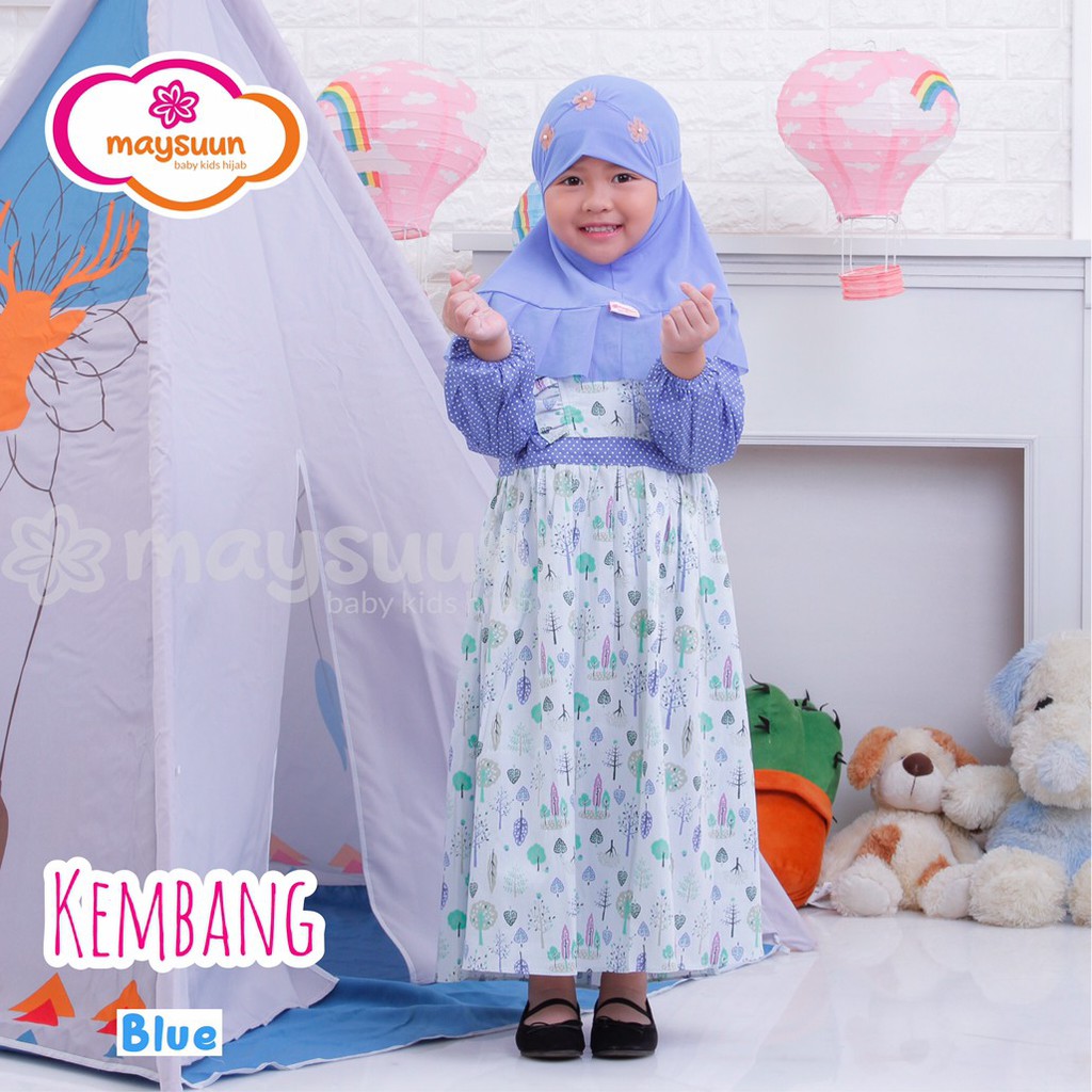 GAMIS ANAK  MAYSUUN BAJU MUSLIM KATUN JEPANG MOTIF 