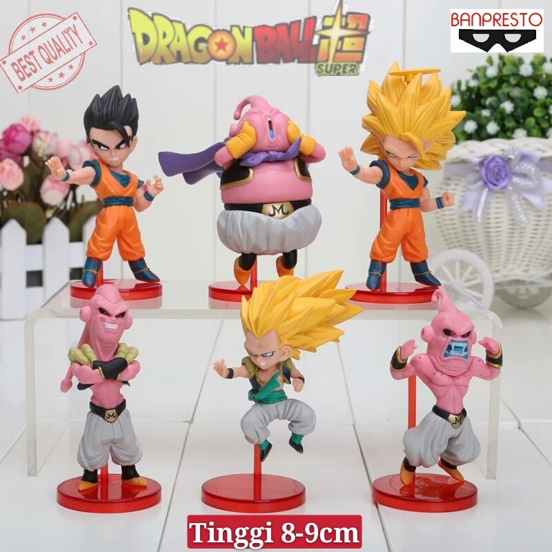 WCF DRAGON BALL DBZBO SET 6 PCS Action Figure BANPRESTO