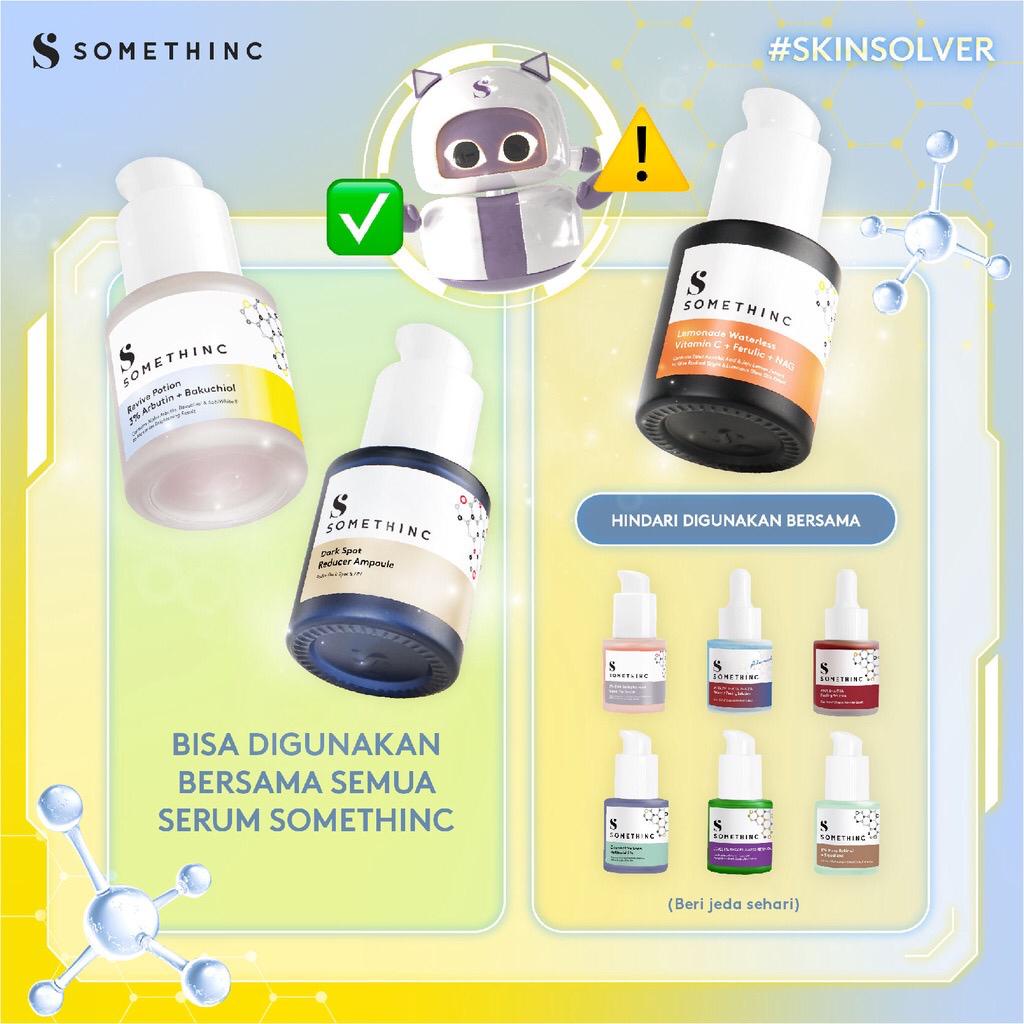 ☘️ CHAROZA ☘️ SOMETHINC Serum Skin Revive Potion / Lemonade / Dark Spot / Hylapore / BHA / Vita Propolis / Pure Retinol / Encapsulate Retinol / Granactive / Astaxanthin / Defender Bakuchiol / Resurrect Multibiome