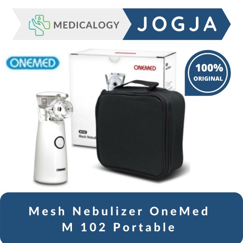 OneMed M 102 Mesh Nebulizer Portable Alat Uap Terapi Pernapasan Asma