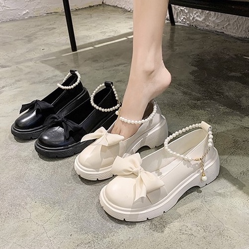 FD Marry jane Shoes Sepatu Korean Style Import Docmart Wanita Cantik Terbaru KI-027