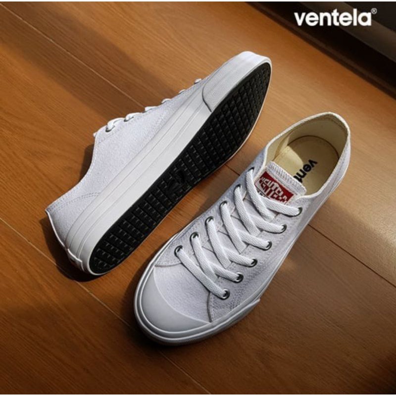 VENTELA BASIC LOW 4 WARNA READY - SEPATU SNEAKER LOKAL TERBAIK-BASIC LOW PUTIH