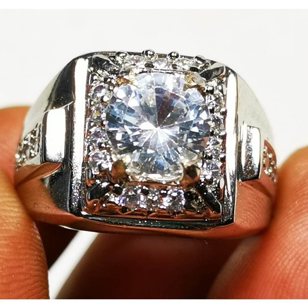 batu permata white moissanite