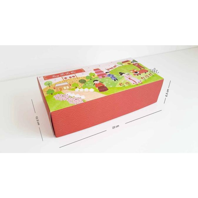 

paling diminati] (BOX PEACEFUL VILLAGE ) box bogul / 2 toples 250gr cny imlek sincia