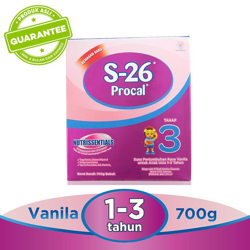 Wyeth S26 Procal tahap 3 700gr