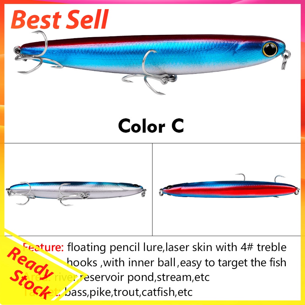 Fishing Lures 11cm/13g Freshwater Floating Sea Bass Artificial Hard Bait