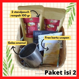 

Bingkisan Hempers Hadiah Lebaran Wisuda Valentine Kado Ultah Gift Box Jamu Instan Hemat 100 Gr Isi 2