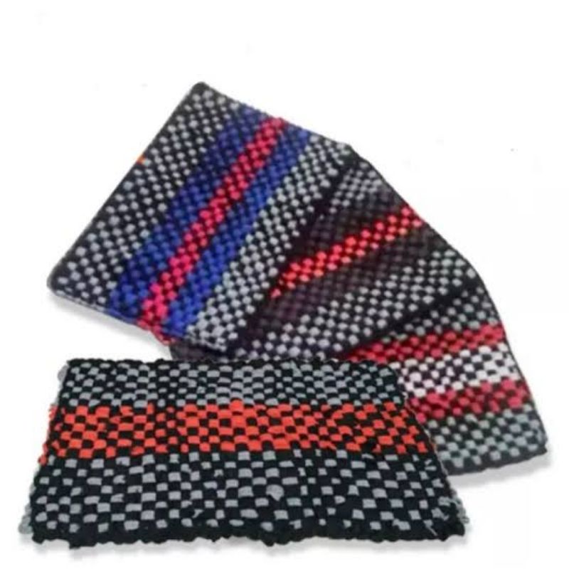 Keset Lantai Anyam Kaos Kotak Persegi Panjang