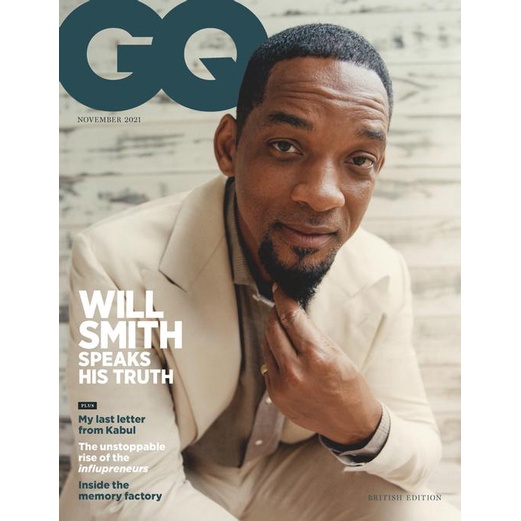 Majalah BRITISH GQ November 2021 (Cover Will Smith)