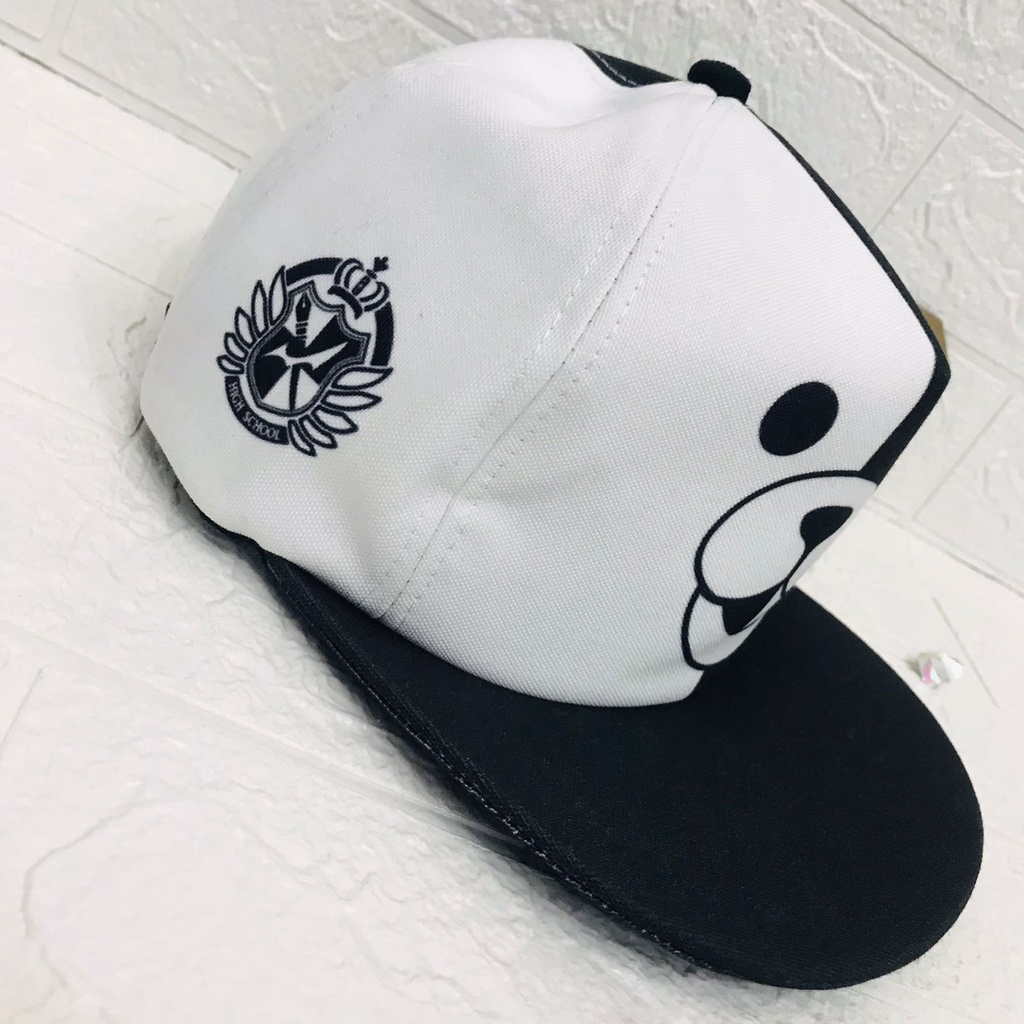 Snapback Monokuma Fullprint Anime Manga Danganronpa Premium Unisex