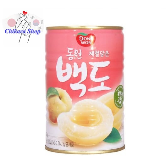 

Dongwon white peach 400 gram