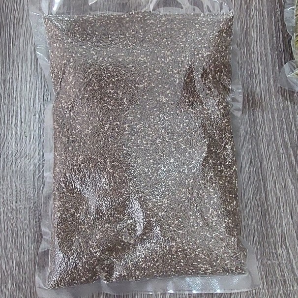 

✨COD✨ black chia seed organic 1kg