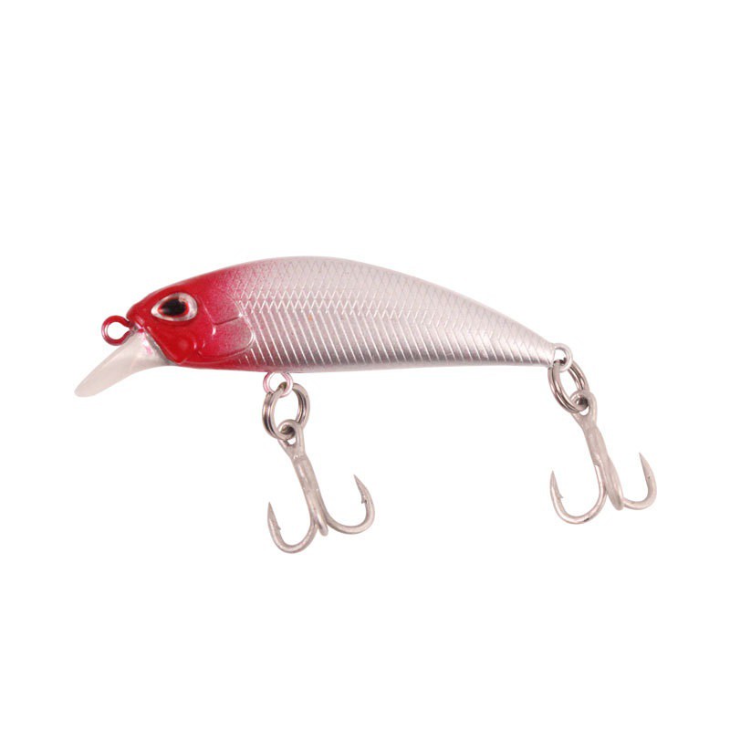 Shengyao 1Pcs New Sinking Minnow Umpan Pancing 5cm 3g Swimbait Fishing Lure Ikan Bass Wobbler Mini 3X Strength Hook Kail Memancing Tackle