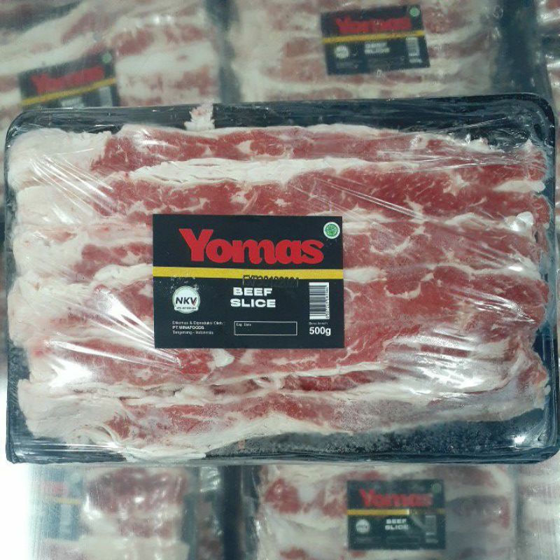 

Yomas Beef Slice Premium (Fat) 500g