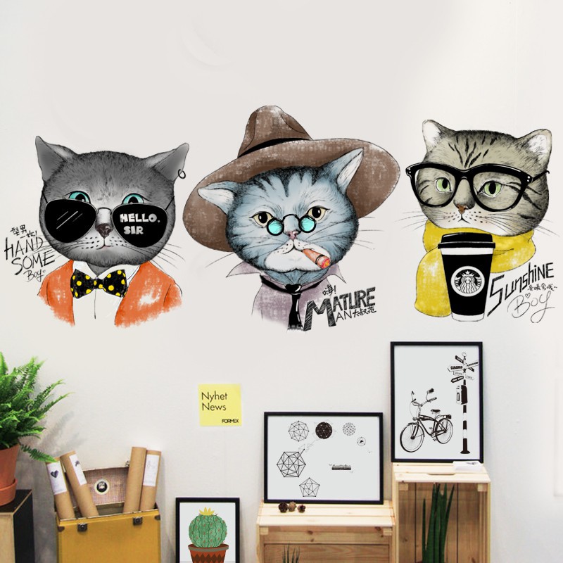  Gambar Stiker Kucing Lucu 