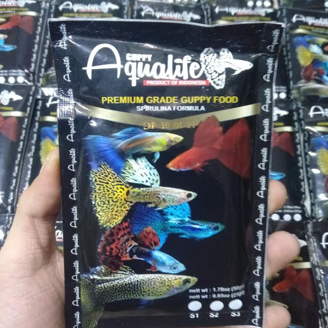 NEW PRODUK AQUALIFE GUPPY FOOD/ PELET GUPPY/ MAKANAN GUPPY