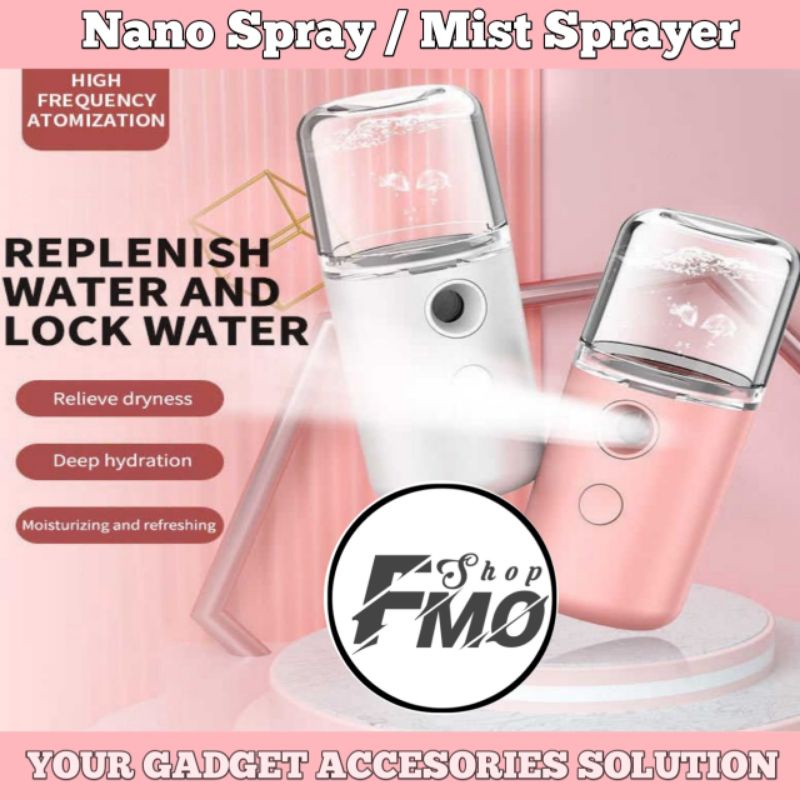 Nano Spray Portable Mini USB / Mist Sprayer Pelembab Wajah / Perawatan Wajah / Semprotan Pelembab Wajah