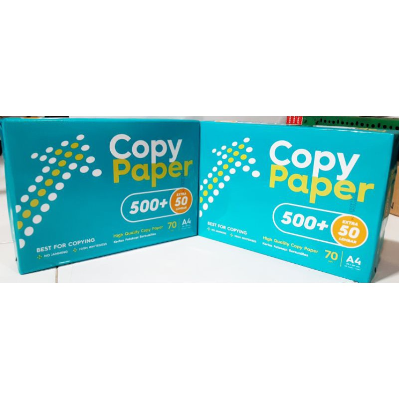 

A4 COPY PAPER ( 500 + 50 lembar ) EKSTRA!