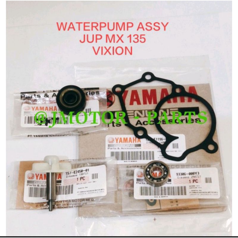 SEAL SIL WATERPAM ASSY WATERPUMP SET KIPAS BEARING PAKING JUPITER MX 135 LAMA JUPITER MX
