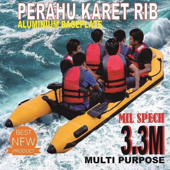 Rib Boat / Inflatable Boat / Boat / Perahu Karet / Bukan Perahu Fiber Studio.Baduuu