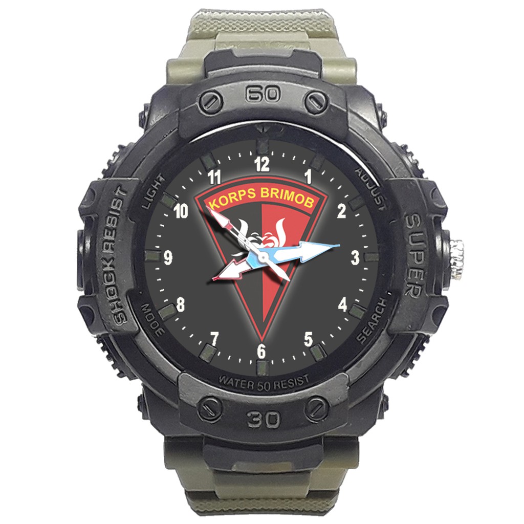 Jam Tangan  KORPS BRIMOB-SPORT Bagus