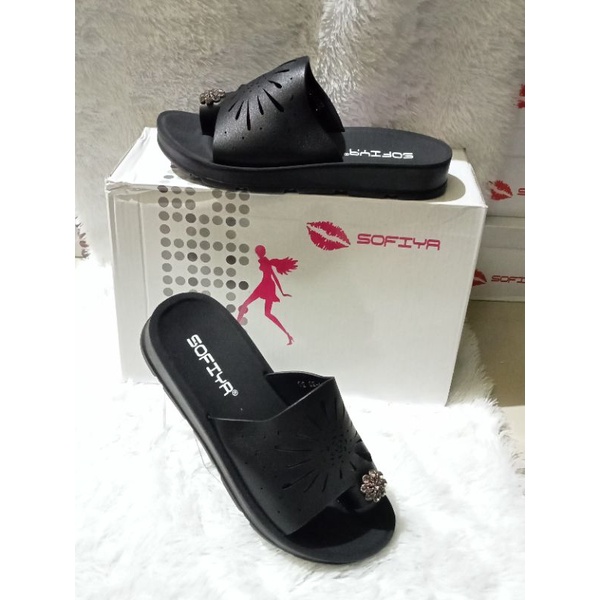 SANDAL SOFIYA JEPIT MOTIF BUNGA