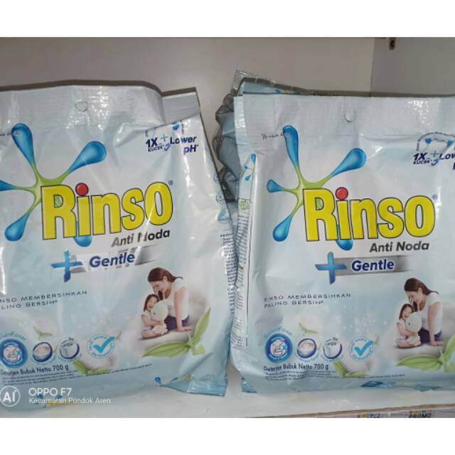 Rinso bubuk gentle uk 700gr