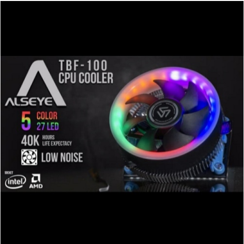 Fan Processor RGB Alseye TBF100/Fan Processor Intel AMD RGB