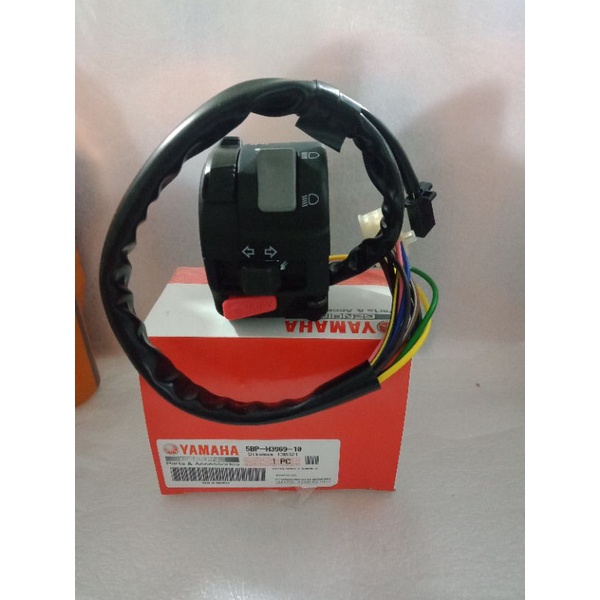 saklar holder Scorpio kiri asli ori Yamaha 5BP-H3969-10