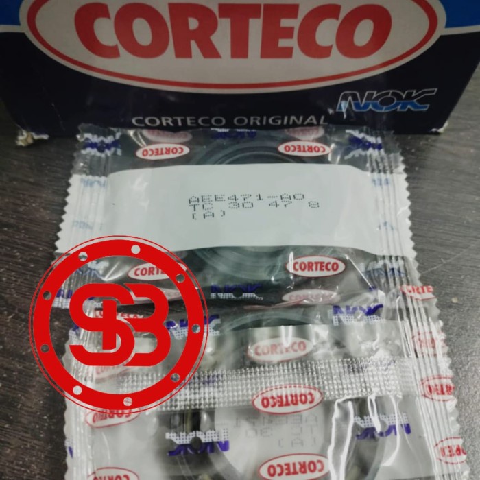 Oil seal TC 30 47 8 / 30.00 47.00 8.00 NOK roda belakang TIGER REVO