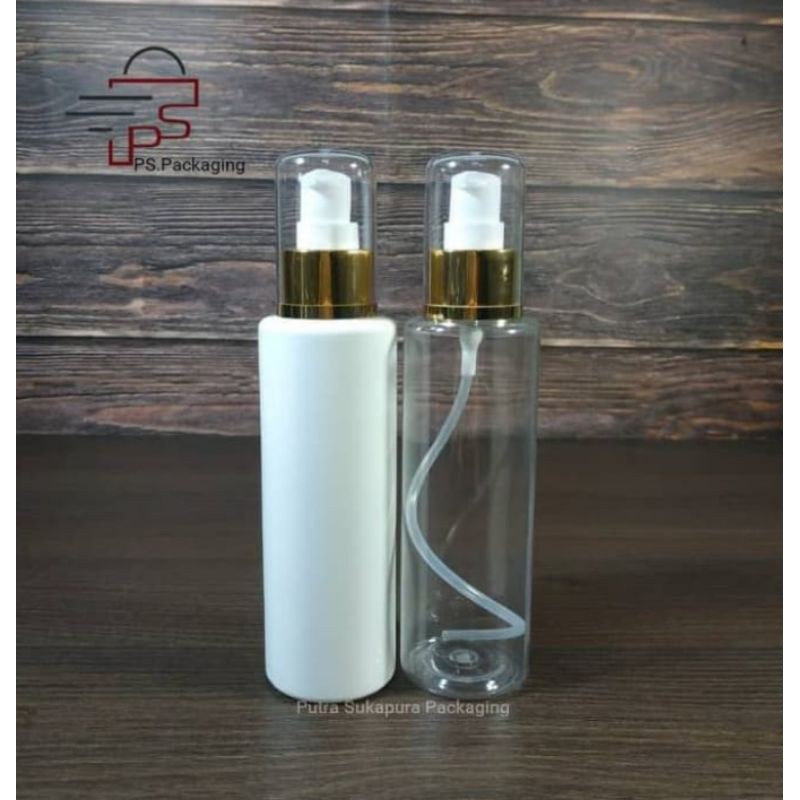 BOTOL PUMP TREATMENT 150 ML GOLD / BOTOL TREATMENT PUMP 150ML
