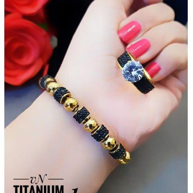 Titanium  gelang dan cincin 290s