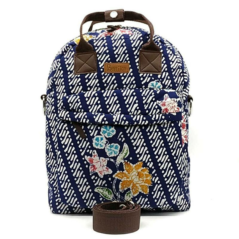 Tas Ransel Wanita Batik etnik jogja Besar 3 in1