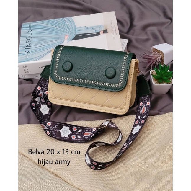 Belva Slingbag Tas Selempang Wanita Tali Strap