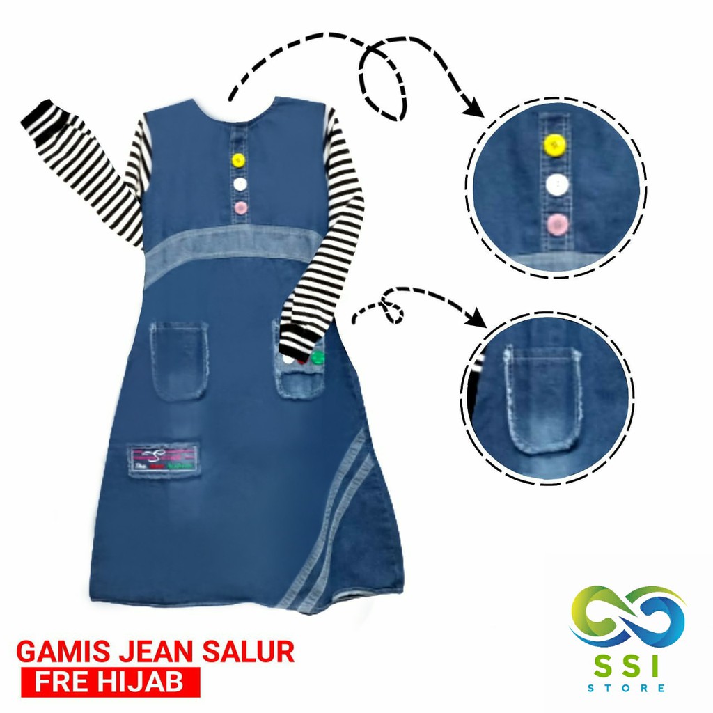 GAMIS JEANS ANAK SALUR TERBARU &amp; TERMURAH