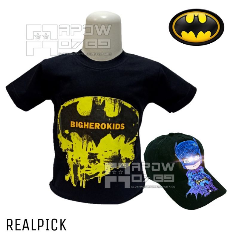 ( BISA COD ) PAKET MURAH 2IN1- KAOS ANAK MOTIF BATMAN/ BAJU ANAK MURAH / KAOS ANAK LAKI-LAKI USIA 2-10THN