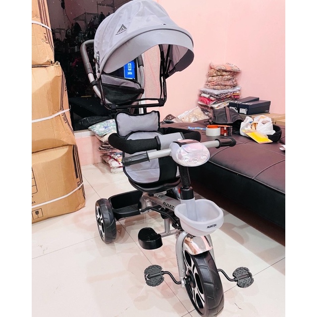 Sepeda anak roda tiga ticycle aviator AT 7705